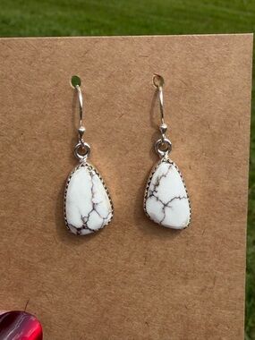 925 Sterling Silver Wild Horse Dangle Earrings